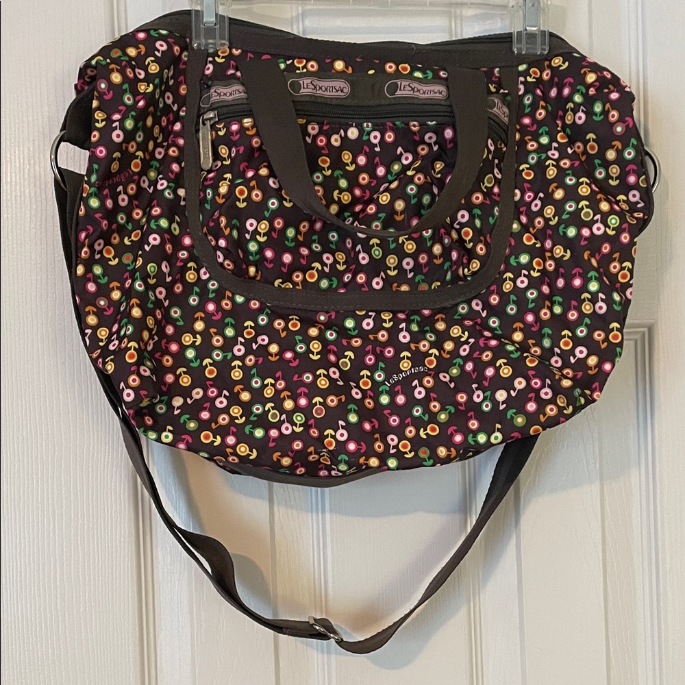 LeSportsac Women's Colorful Front-pocket Floral tote